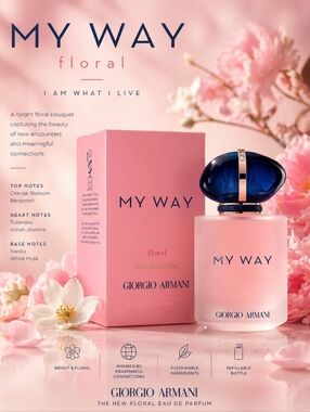 Giorgio Armani My Way Floral Bottle For Women